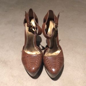 Lightly worn Bottega Venetia platforms